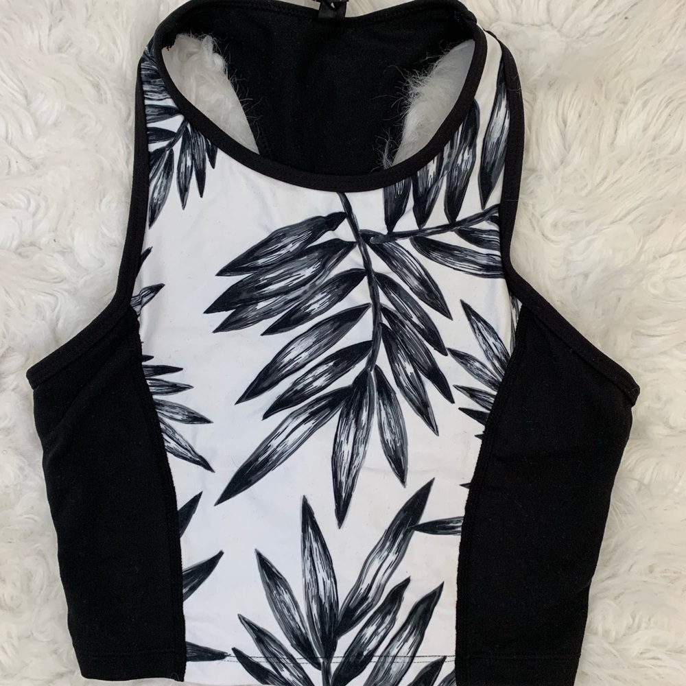 Betsey Johnson activewear crop top